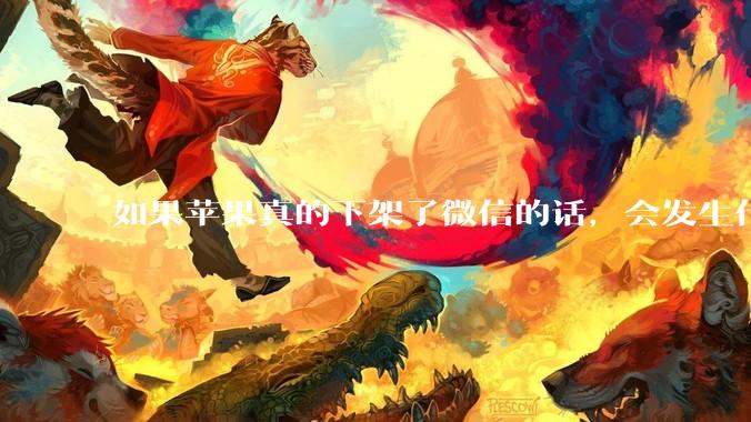 如果苹果真的下架了微信的话，会发生什么？
