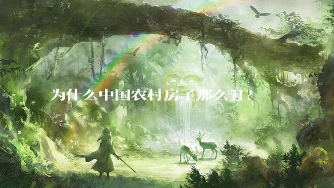 为什么中国农村房子那么丑？