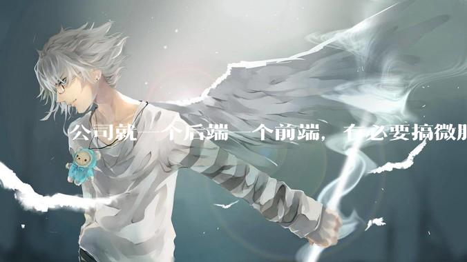 公司就一个后端一个前端，有必要搞微服务吗？