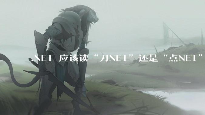 .NET 应该读“刀NET”还是“点NET”？